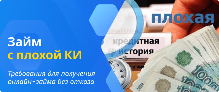 Требования получения займа