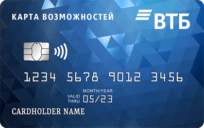 Карта возможностей ВТБ